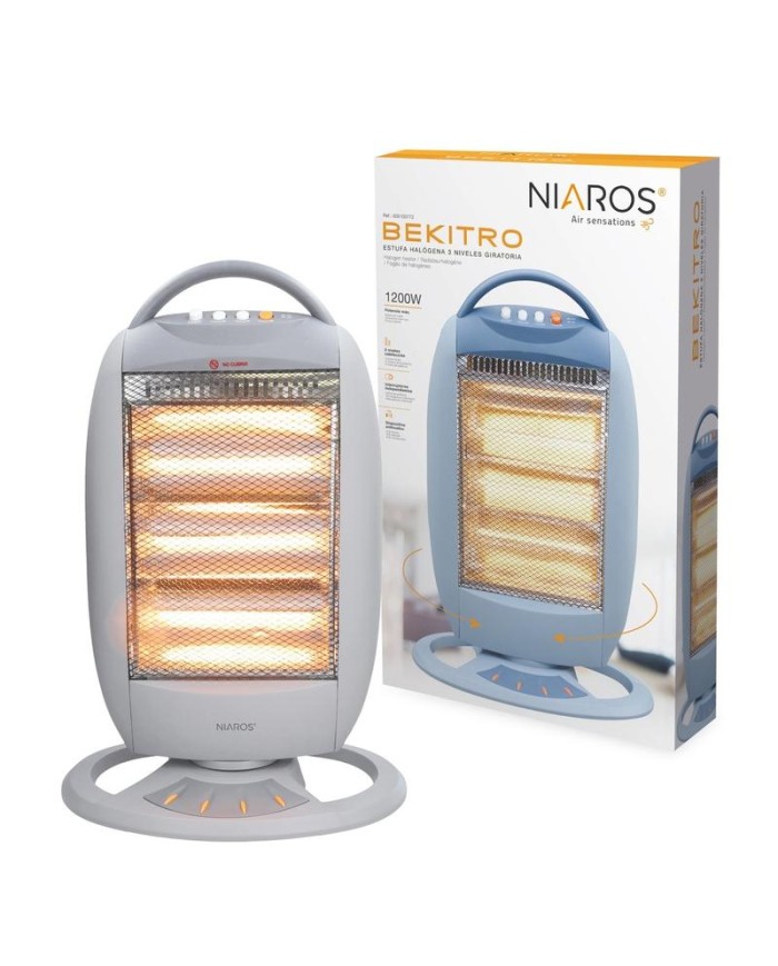 ESTUFA HALOGENA GIRATORIA 1200W GSC