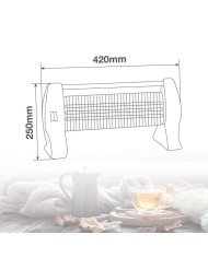 ESTUFA DE CUARZO 1200W GSC.