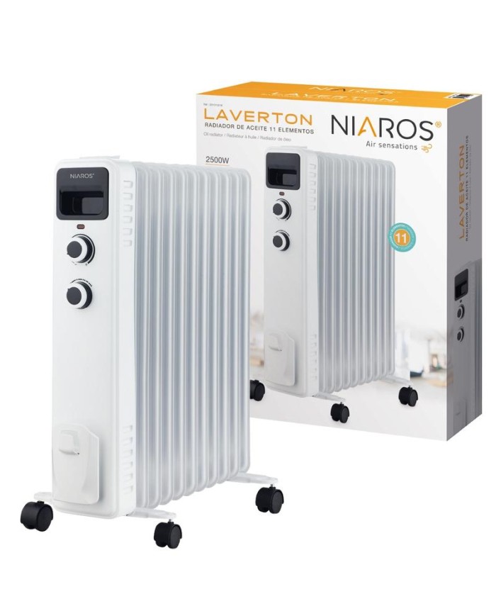 RADIADOR DE ACEITE 11 ELEMENTOS 2000W GSC.