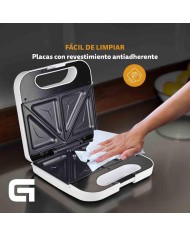SANDWICHERA CUADRADA DOBLE 750W. GRUNKEL