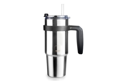 VASO TERMO IBILI CON ASA Y PAJITA 580 ML.