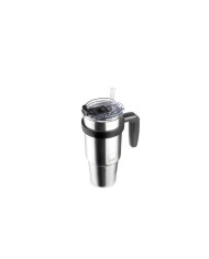 VASO TERMO IBILI CON ASA Y PAJITA 580 ML.