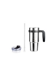 VASO TERMO IBILI CON ASA Y PAJITA 580 ML.