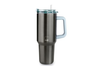 VASO TERMO IBILI CON ASA Y PAJITA 900 ML.