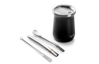 SET PARA MATE TERMO INOX IBILI 250ML.