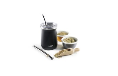 SET PARA MATE TERMO INOX IBILI 250ML.