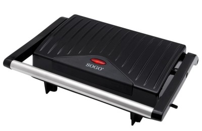 PLANCHA GRILL SANDWICHERA SOGO 2 REB.  750W.