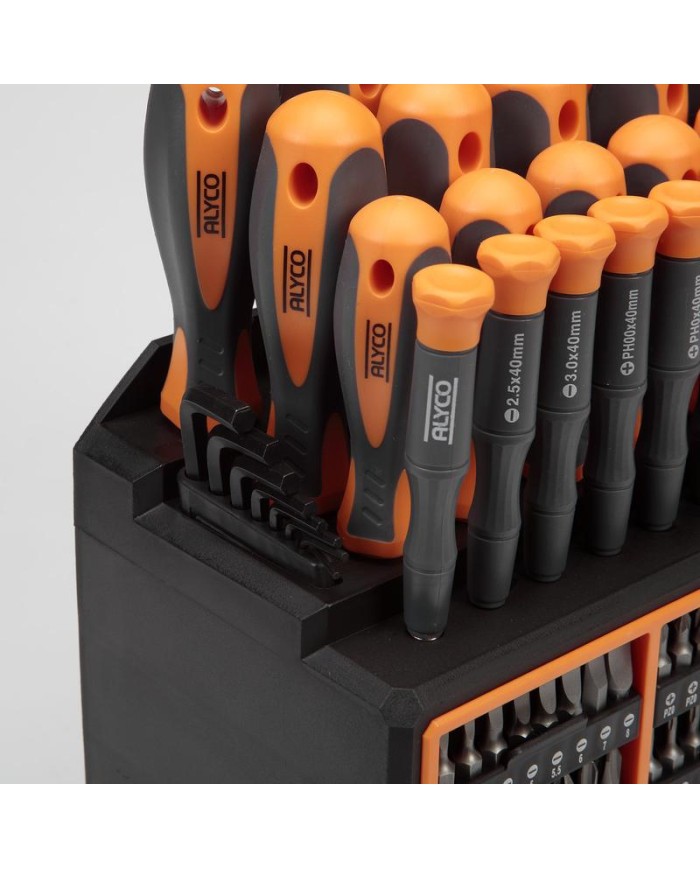 DESTORNILLADOR ALYCO ORANGE COMBI JUEGO 114 PIEZAS
