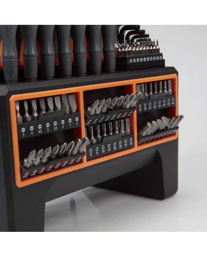 DESTORNILLADOR ALYCO ORANGE COMBI JUEGO 114 PIEZAS