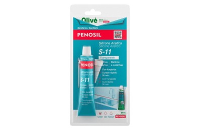 SILICONA ACIDA  45ML. BLANCA PENOSIL