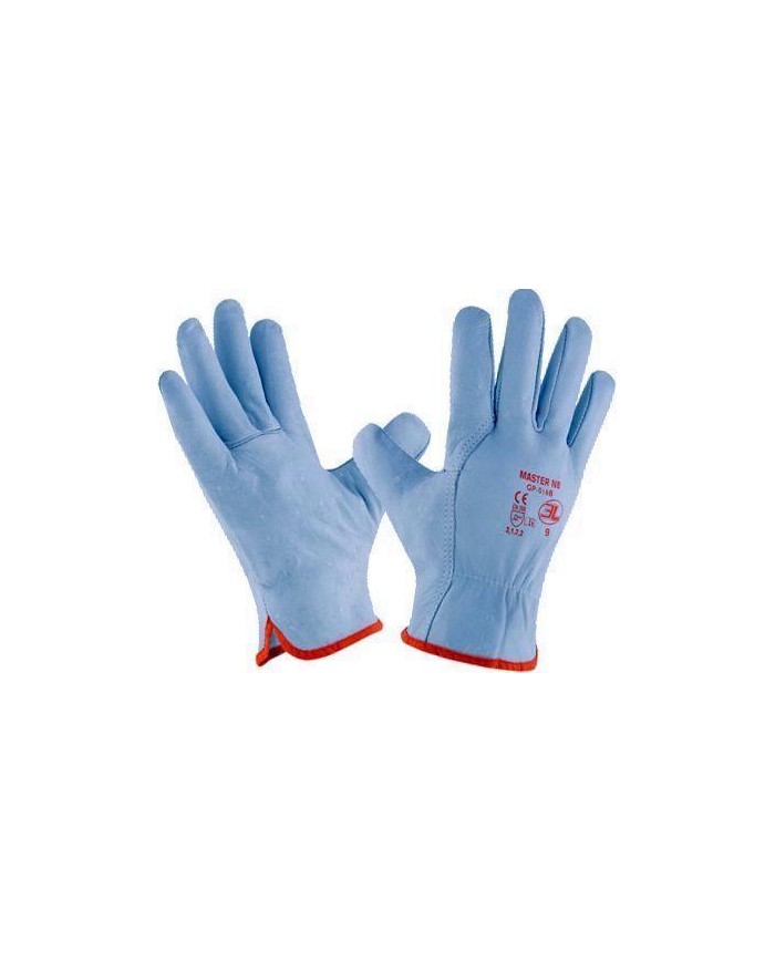 GUANTES PIEL GRIS T- 9