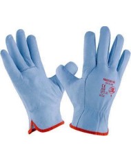 GUANTES PIEL GRIS T- 8 GUMHA 12UDS.