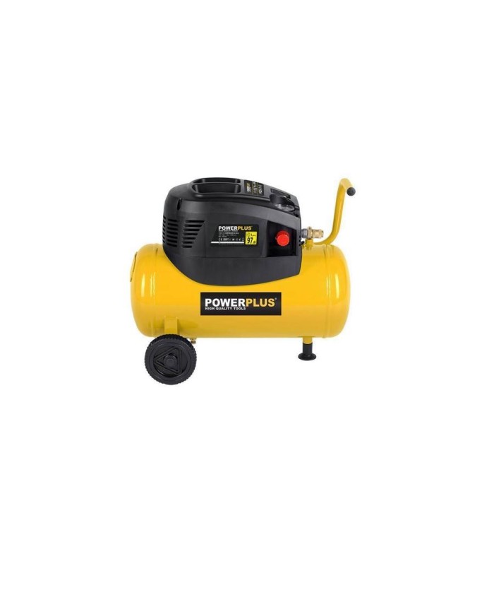 COMPRESOR 1100W. 24L. SIN ACEITE POWERPLUS