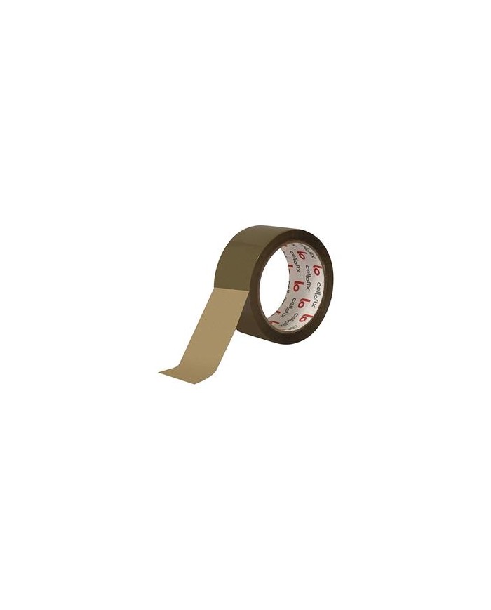 PRECINTO CELLOFIX MARRON ROLLO 66MT.