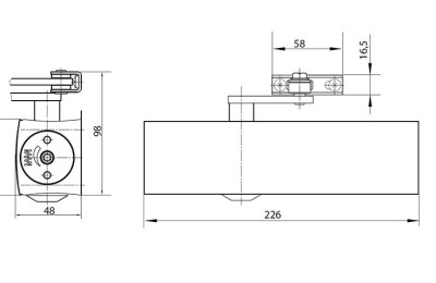 CIERRAPUERTAS GEZE TS 2000 NEGRO