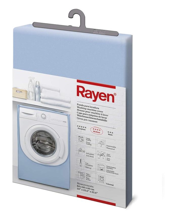 FUNDA LAVADORA CARGA FRONTAL RAYEN 84X60X60 CMS.