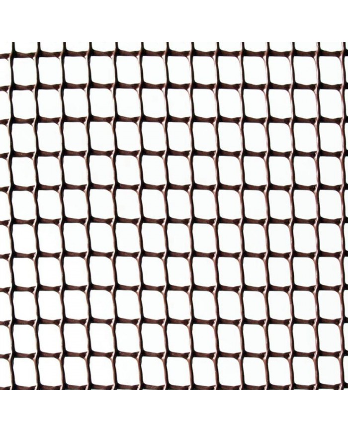 METRO MALLA PLASTICO CUADRANET MARRON 10X10
