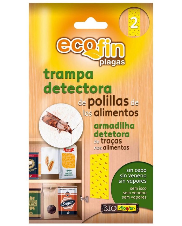 TRAMPA DETECTORA POLILLAS FLOWER 2 UDS.