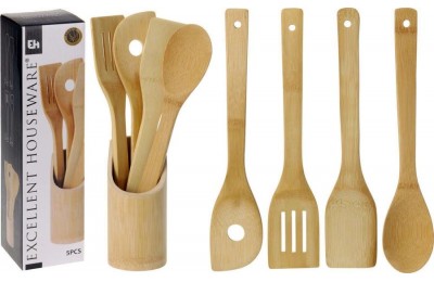 CUCHARAS EXCELLENTH BAMBU 5 PZAS.