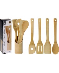 CUCHARAS EXCELLENTH BAMBU 5 PZAS.
