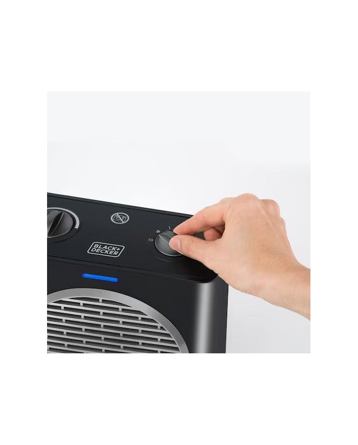 CALEFACTOR B&D VERTICAL NEGRO 2000W.