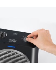 CALEFACTOR B&D VERTICAL NEGRO 2000W.