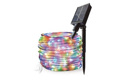 GUIRNALDA LED SOLAR 5MTS.8FUNC.COLOR GSC