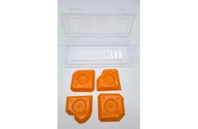 JUEGO  4 ESPATULAS JUNTAS SILICONA PAMEX