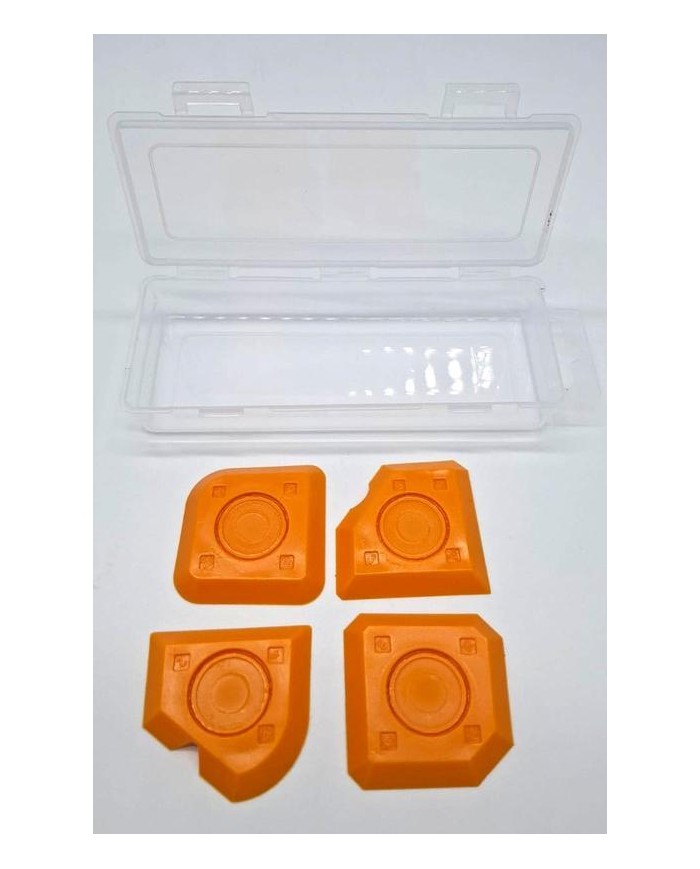 JUEGO  4 ESPATULAS JUNTAS SILICONA PAMEX