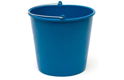 CUBO AGUA PLASTICO PROMO 12 LTS. AZUL