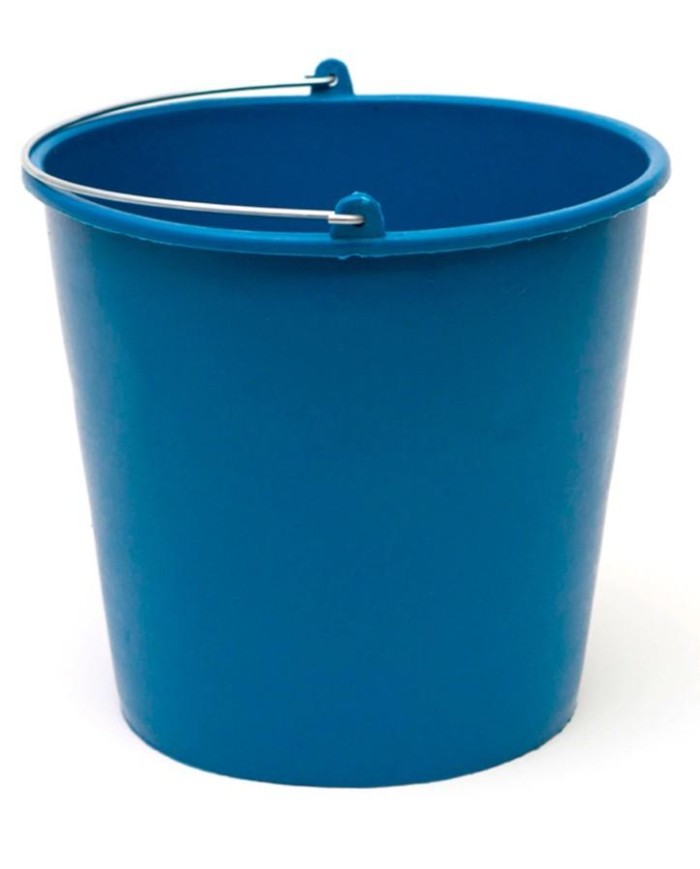 CUBO AGUA PLASTICO PROMO 12 LTS. AZUL