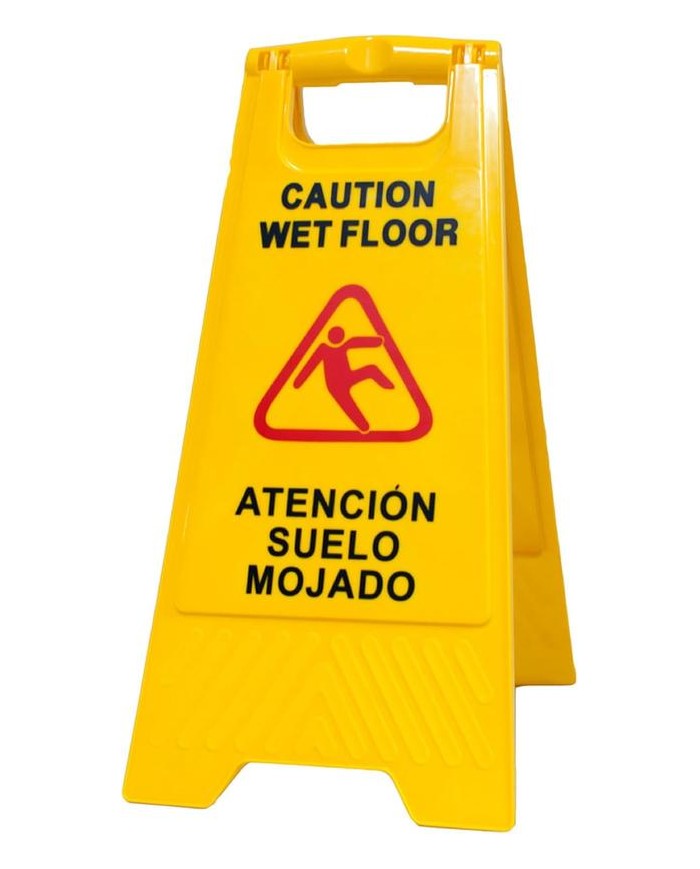 SEÑAL ADV. SUELO MOJADO (CAST/ING) PAMEX