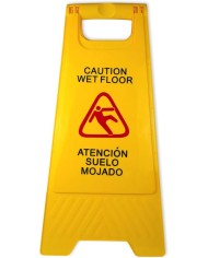 SEÑAL ADV. SUELO MOJADO (CAST/ING) PAMEX
