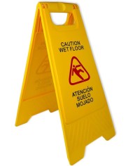 SEÑAL ADV. SUELO MOJADO (CAST/ING) PAMEX