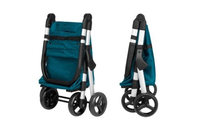 CARRO DE COMPRA TURQUESA DUETT MUUVI UP PLEGABLE