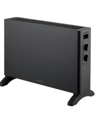ESTUFA HALOGENA HAYDENT NEGRA SUELO POTENCIA 800W     MEDIDAS 290X140X485