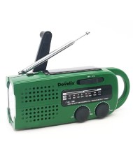 RADIO GSC LINTERNA LED DINAMO SOLAR USB
