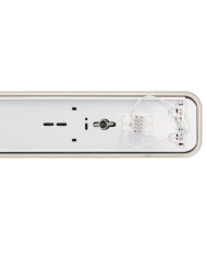 PANTALLA ESTANCA GSC 2 TUBOS LED T8 60CM