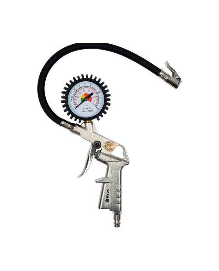 PISTOLA INFLADO MANOMETRO VOREL 1.2 MPA