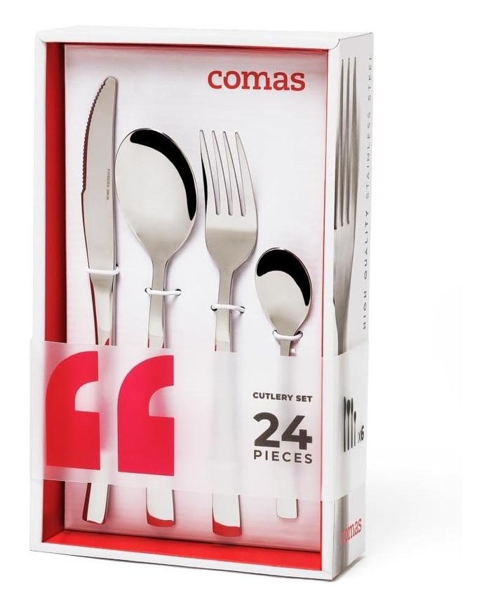 CUBIERTOS COMAS MOD. MADRID (C/24PZAS.)