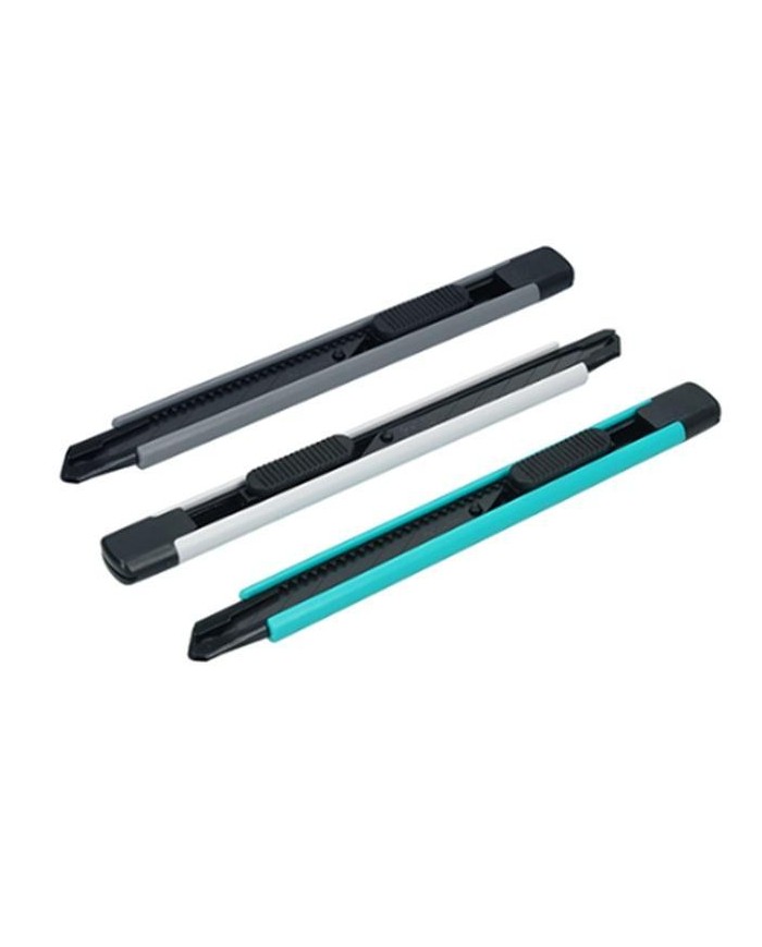 CUTTER FSK  9 MM. PLASTICO COLORES