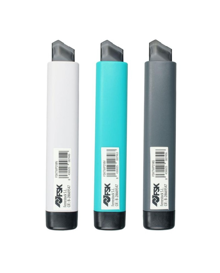 CUTTER FSK 18 MM. PLASTICO 2 CUCHILLAS