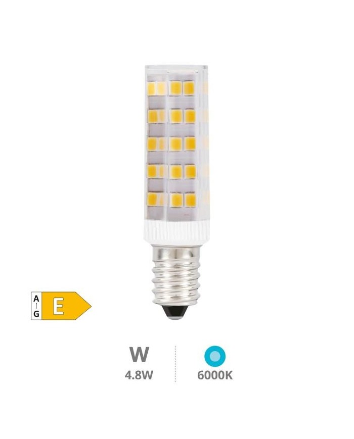 BOMBILLA LED TUBULAR GSC 4,8W E14 6000K