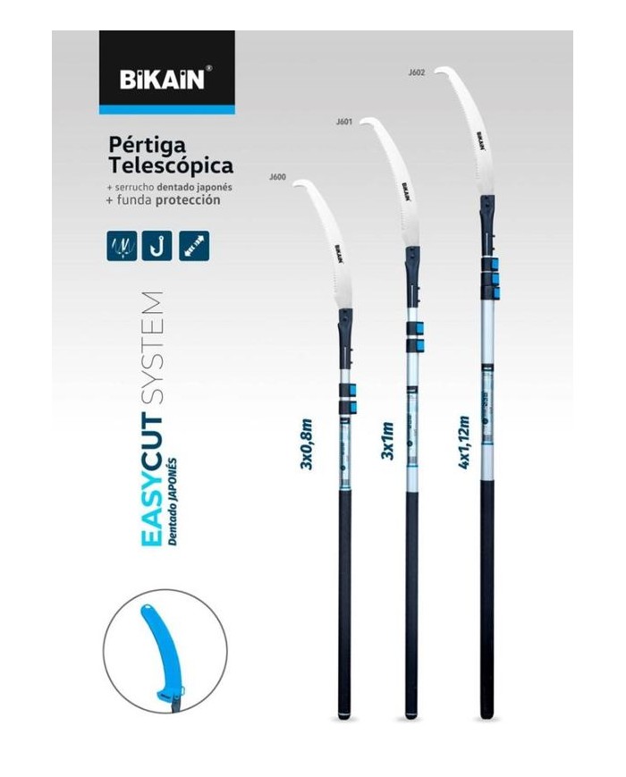 SERRUCHO TELESCOPICO 1'9-3'7MTS. BIKAIN