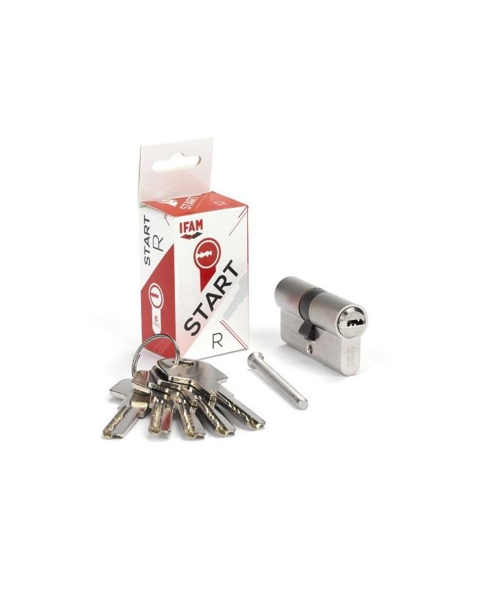 CILINDRO IFAM START-R NIQUEL 60MM. 30X30 LEVA LARGA   LL/IG KA01