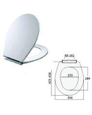 TAPA INODORO PLASTICO ARCOBAÑ MODELO MEDEL