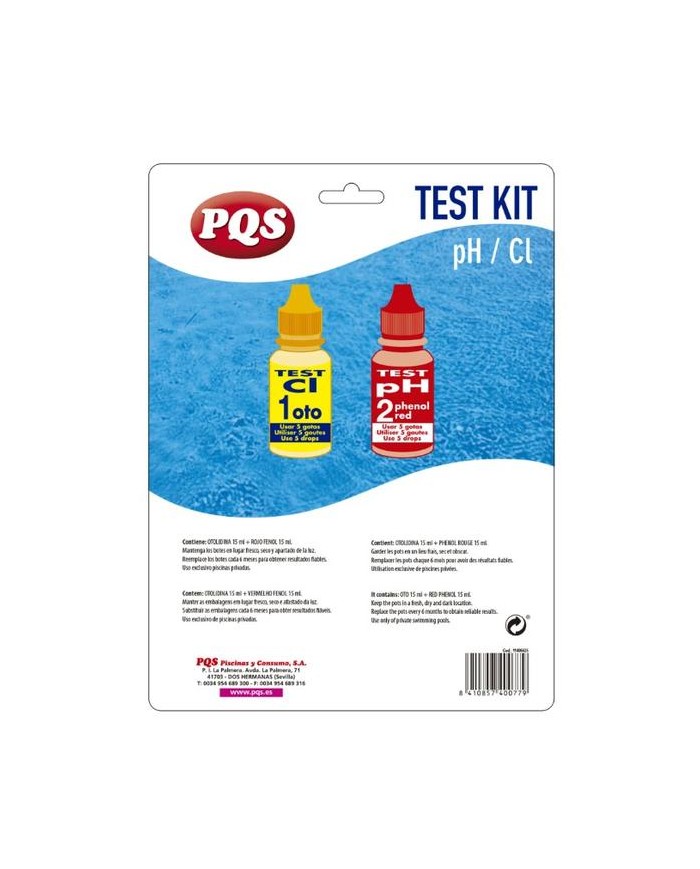 TEST KIT PQS PH-CLORO