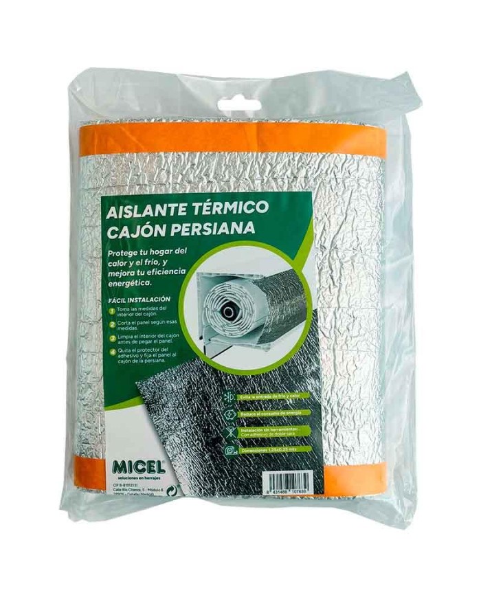 AISLANTE TERMICO PERSIANA MICEL 1250X250MM. 10763