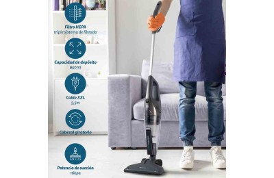 ASPIRADOR ESCOBA GRUNKEL 600W 16KPA