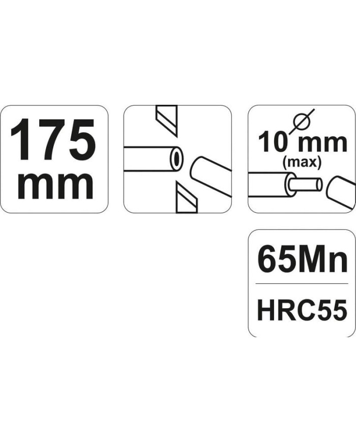 ALICATE PELACABLES YATO 175MM. YT-2268